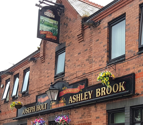Ashley brook pub outside salford
