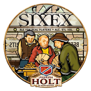 sixex dark ale logo pump clip
