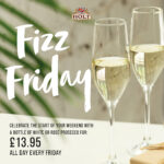 Fizz Friday | !3.95 for a bottle of prosecco every Friday