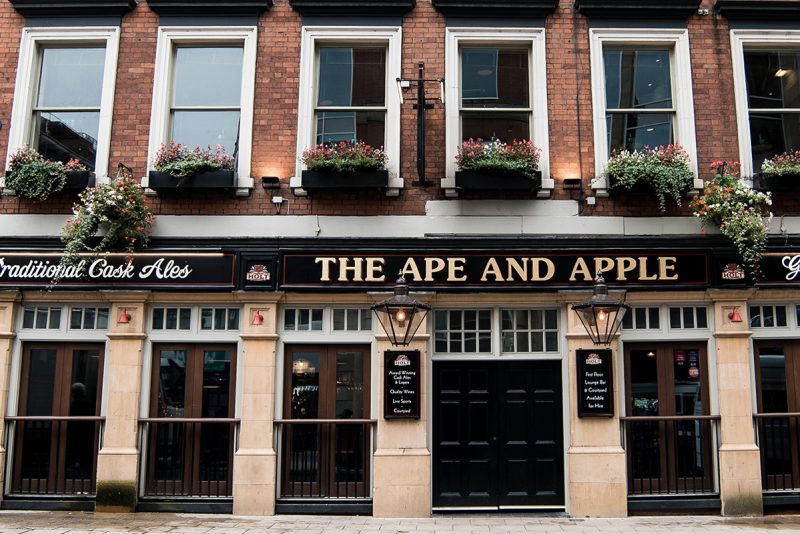ape and apple pub manchester