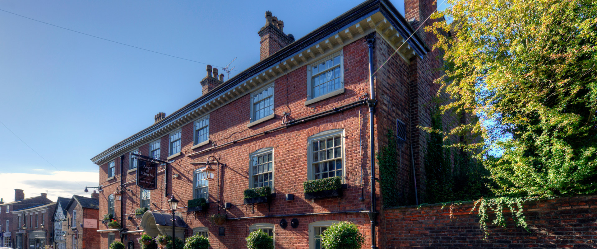 the angel pub on king street in knutsford cheshire