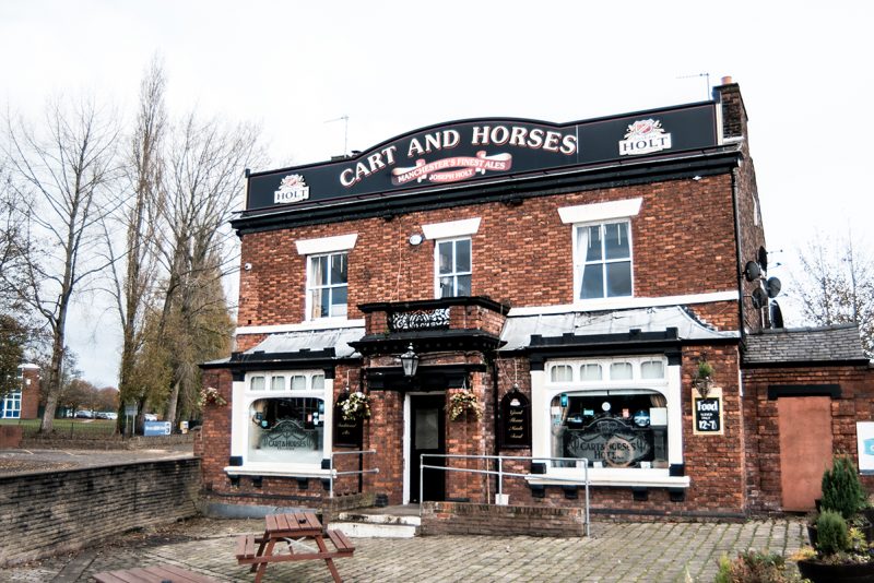 cart and horses pub in astley