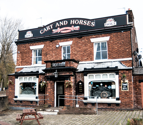cart and horses pub astley