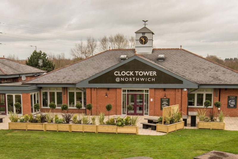 clock tower food pub in northwich