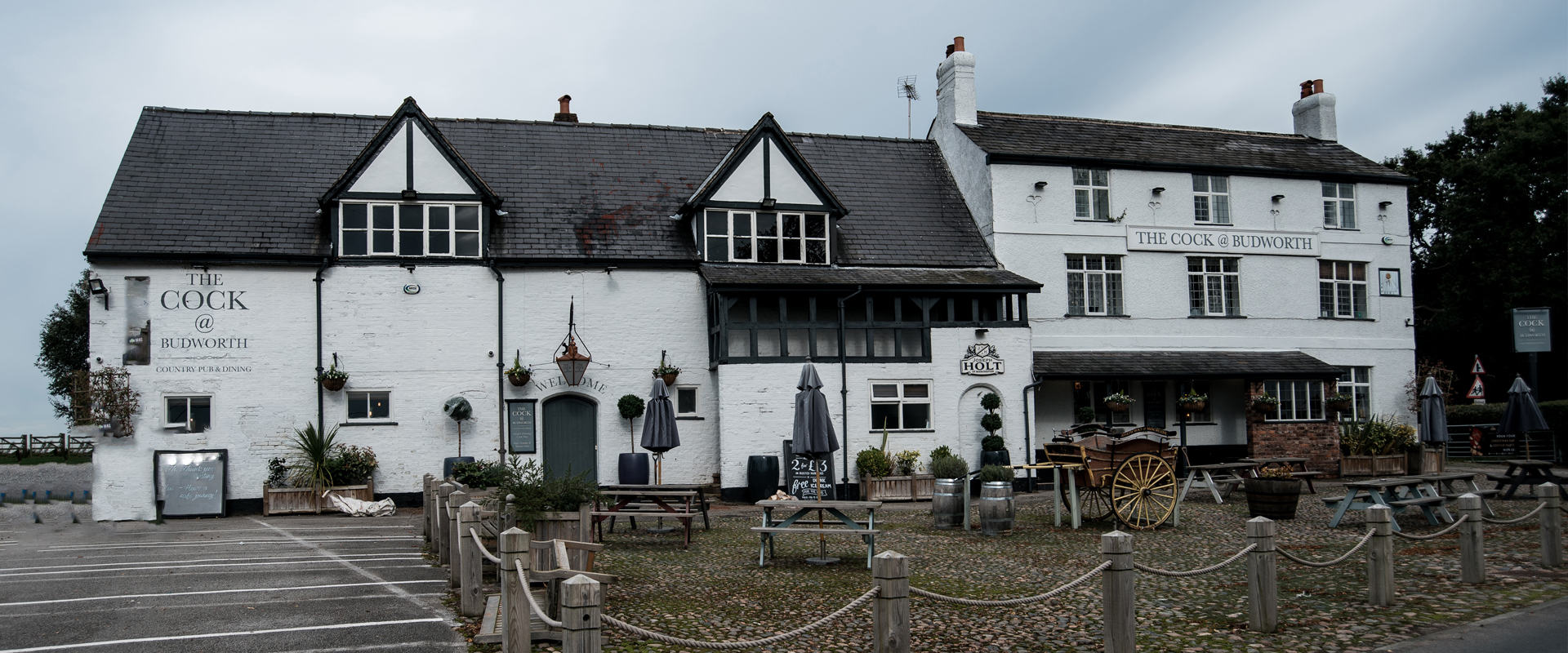 cock obudworth food pub in great budworth near northwich