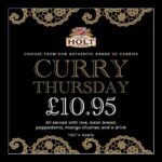 Curry thursday 10.95 food offer