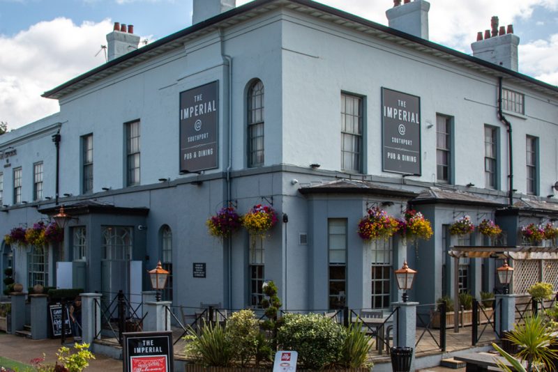 the imperial pub southport beer garden