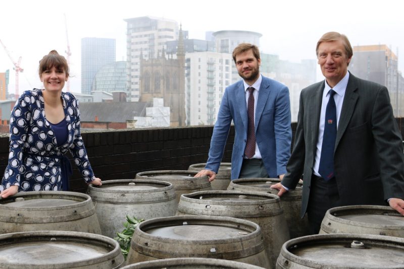 Our History kershaw family on brewery rooftop