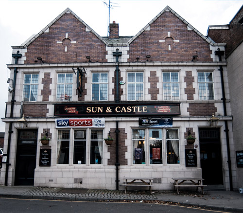 sun and castle pub in stockport hillgate