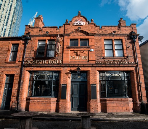 eagle inn red brick building salford