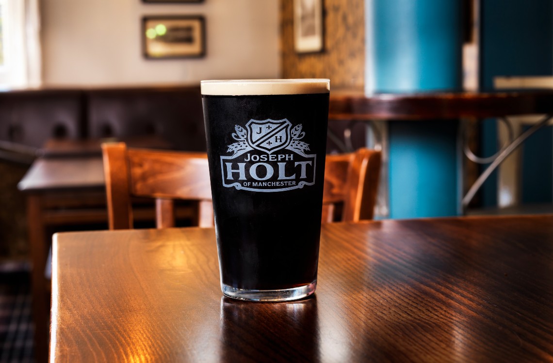 joseph holt mild on table