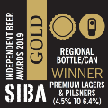 siba 2019 premium lager gold medal