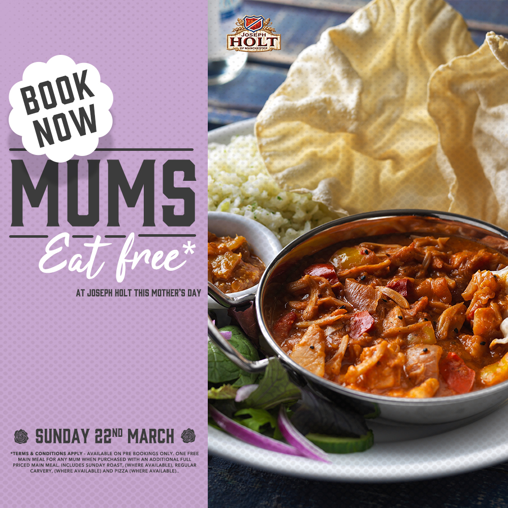 Mothers Day mums eat free