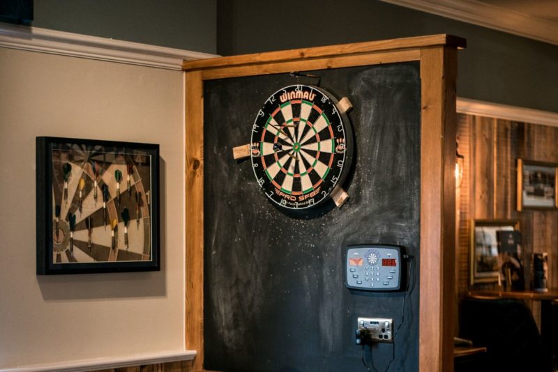 dartboard at the millhouse cinnamon brow