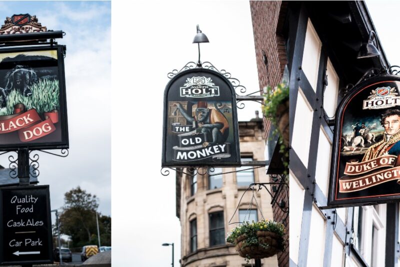 joseph holt pub signs of pub names