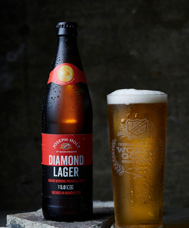Download Buy Diamond Premium Lager Bottles Buy Lager Online Joseph Holt PSD Mockup Templates