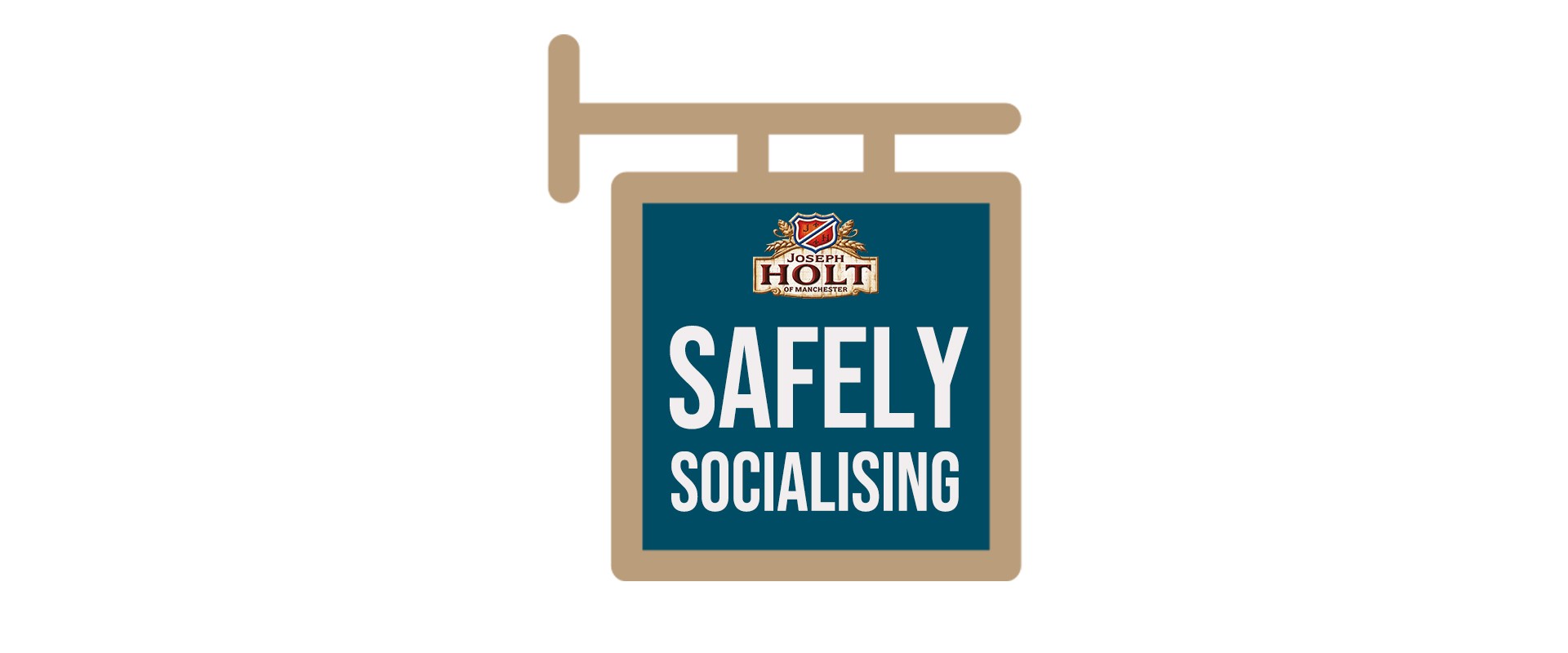 Safely socialising header logo