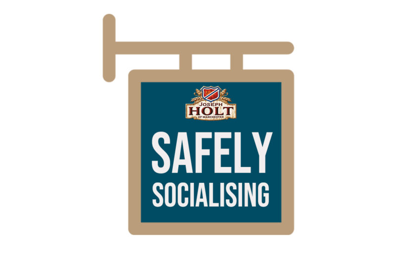 Safely socialising logo