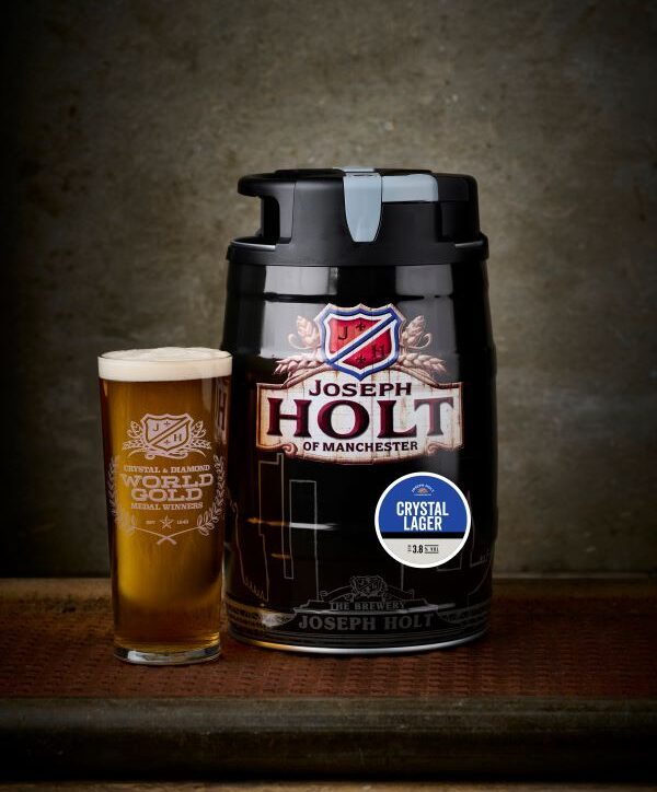 joseph holt crystal lager 5l mini keg