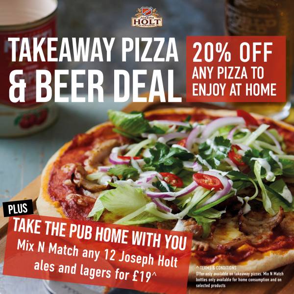 Takeaway Pizza & Beer Offer