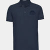 french navy polo shirt with mono joseph holt holt