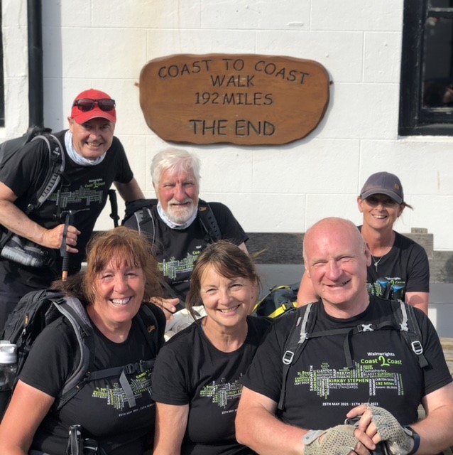 david mort coast to coast walk for charity