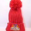 pink raspberry joseph holt bobble hat