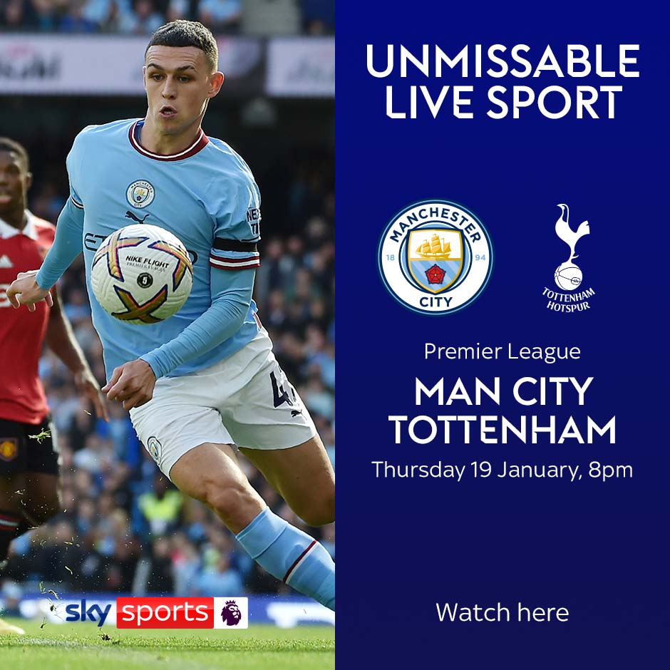 19.01.23 Manchester City v Tottenham, Premier League (Premium)