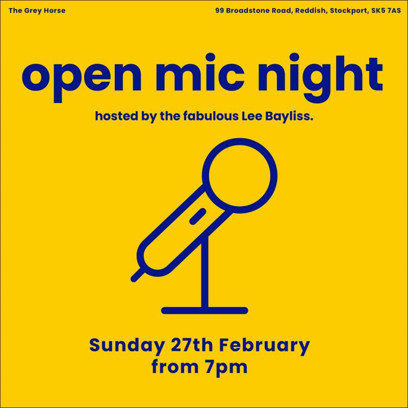 Open Mic Night_Grey Horse