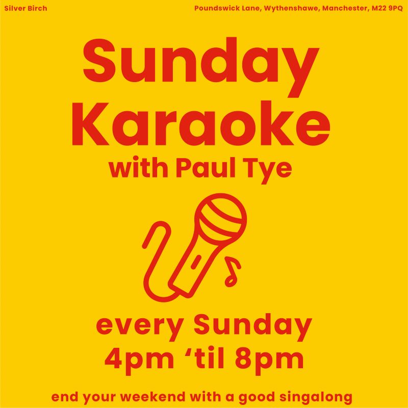 Silver Birch sunday karaoke