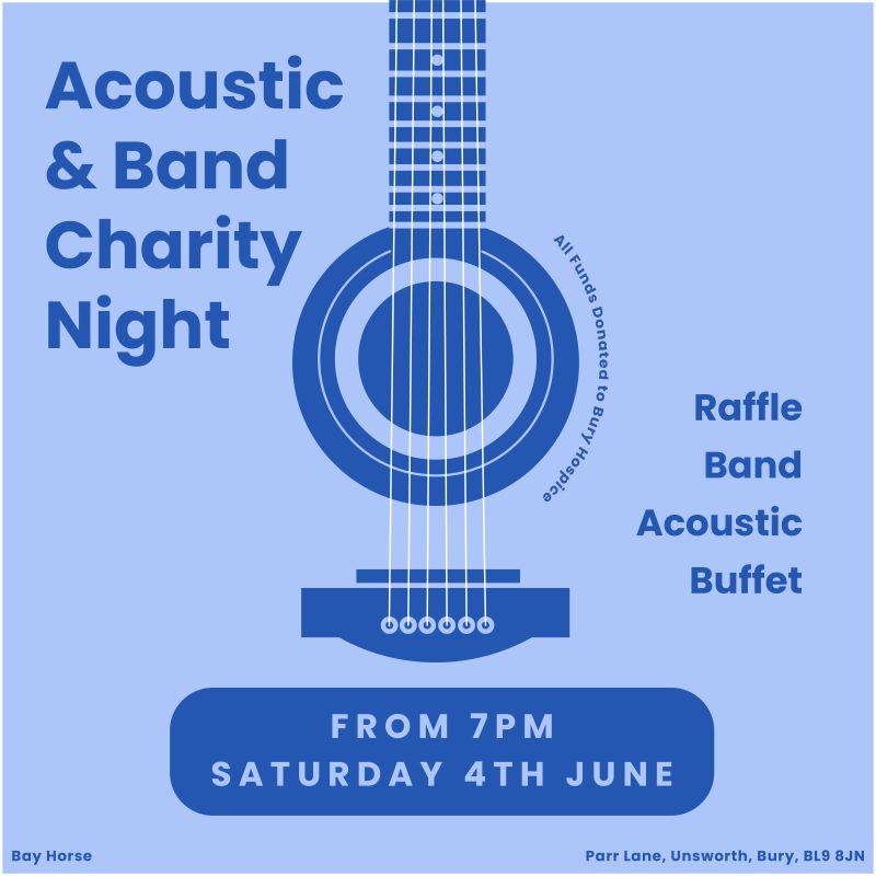 Acoustic Charity Night Bay Horse