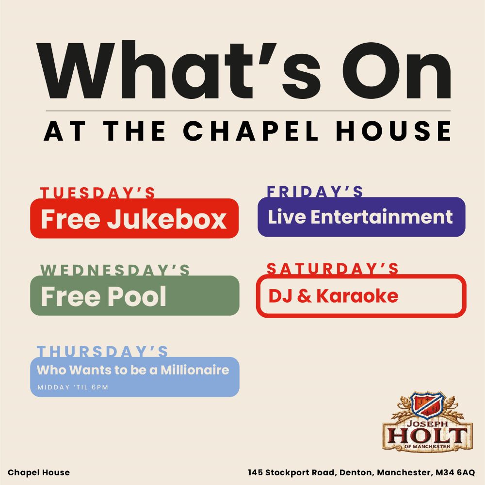 whats on chapel house