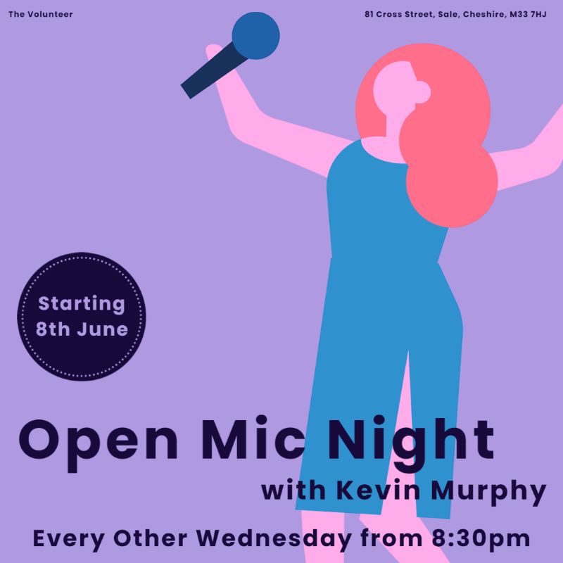 Volunteer open mic social