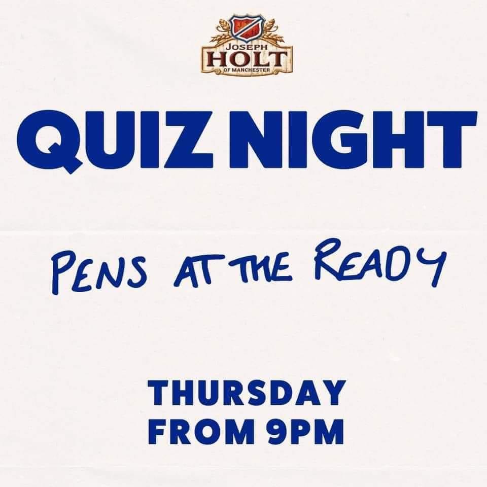 quiz night thursday 9pm