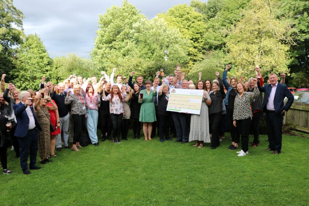 food bank Charity appeal cheque presentation 2022