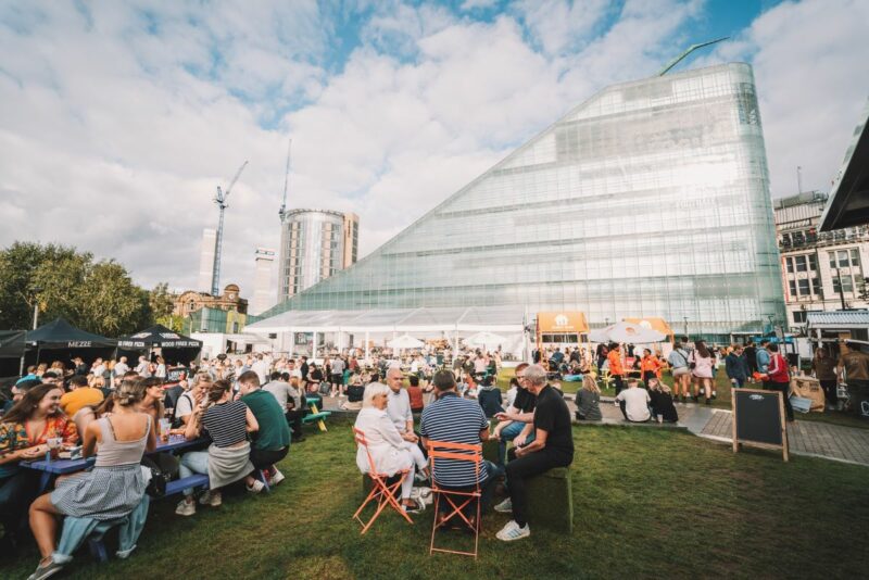 mcr food and drink festival cathedral gardens