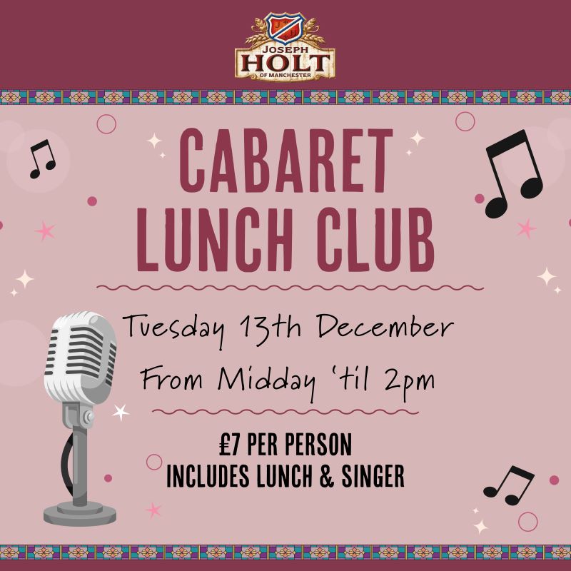 Cabaret Lunch - December red lion prestwich
