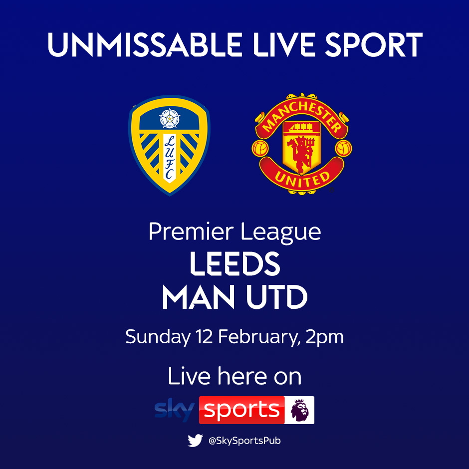 12.02 Premier League, Leeds v Man Utd