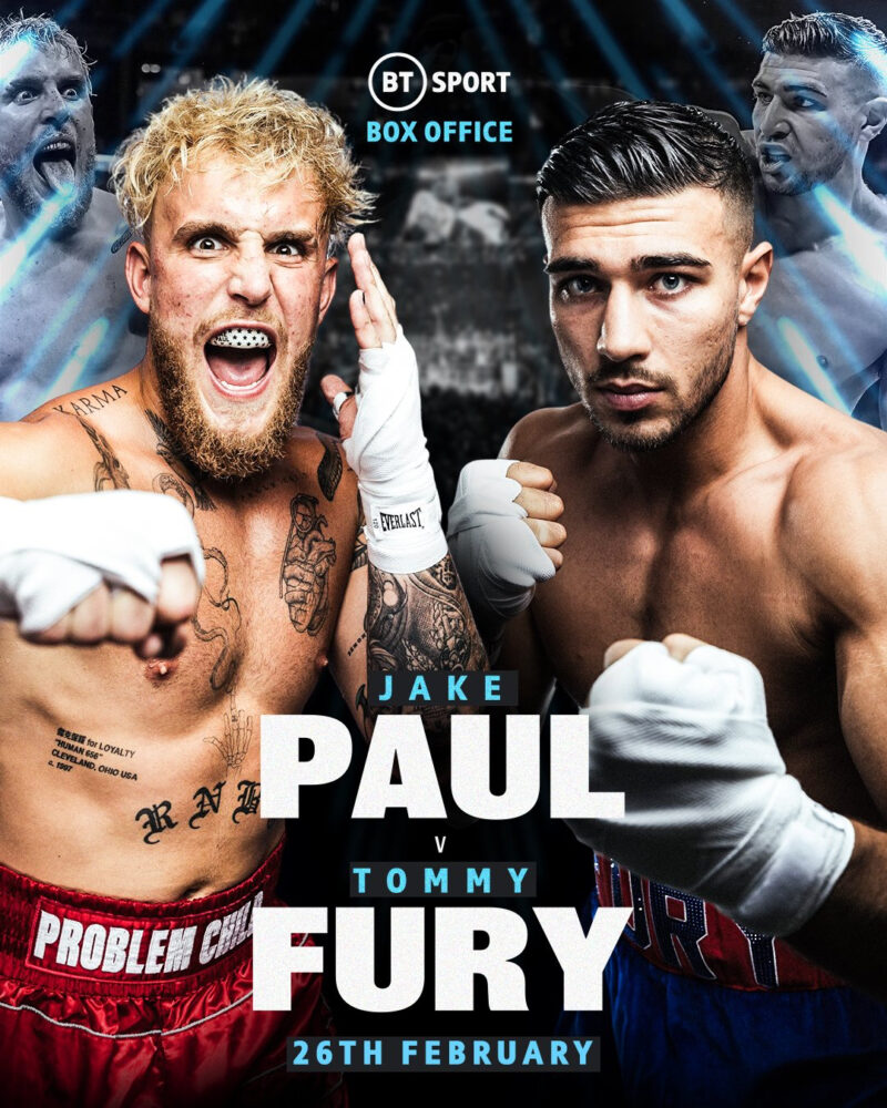 Tommy Fury vs Jake Paul