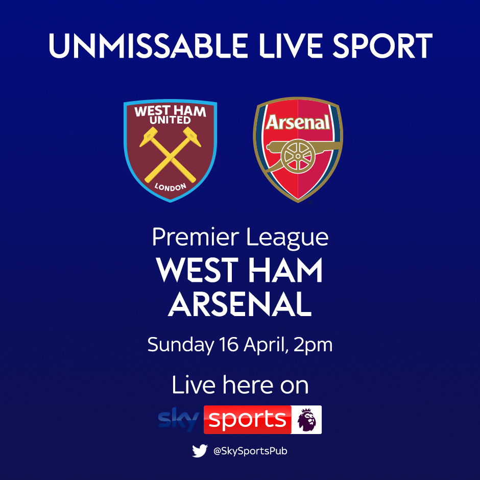 16.04 West Ham v Arsenal,