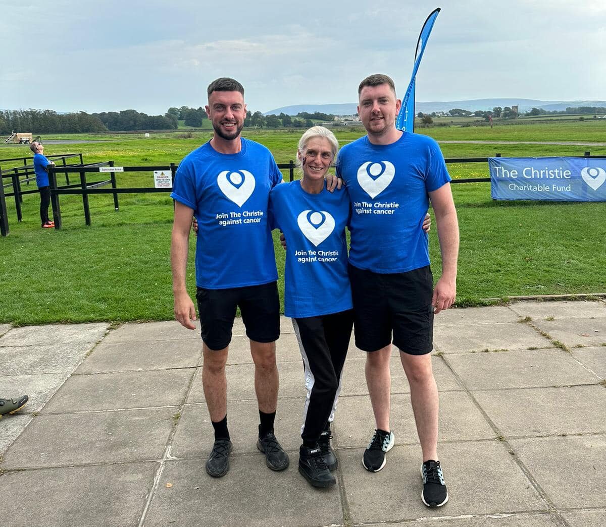 Luke, Kyle and Amanda from The Morning Star in Swinton did a sponsored skydive to raise money for The Christie