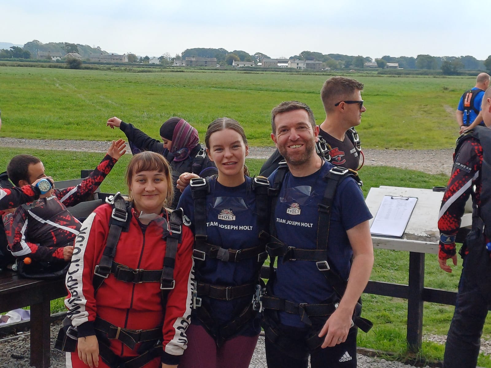 Kirsty, Emily and Stuart from our Telesales and Commercial Team did a sponsored skydive to raise money for The Christie