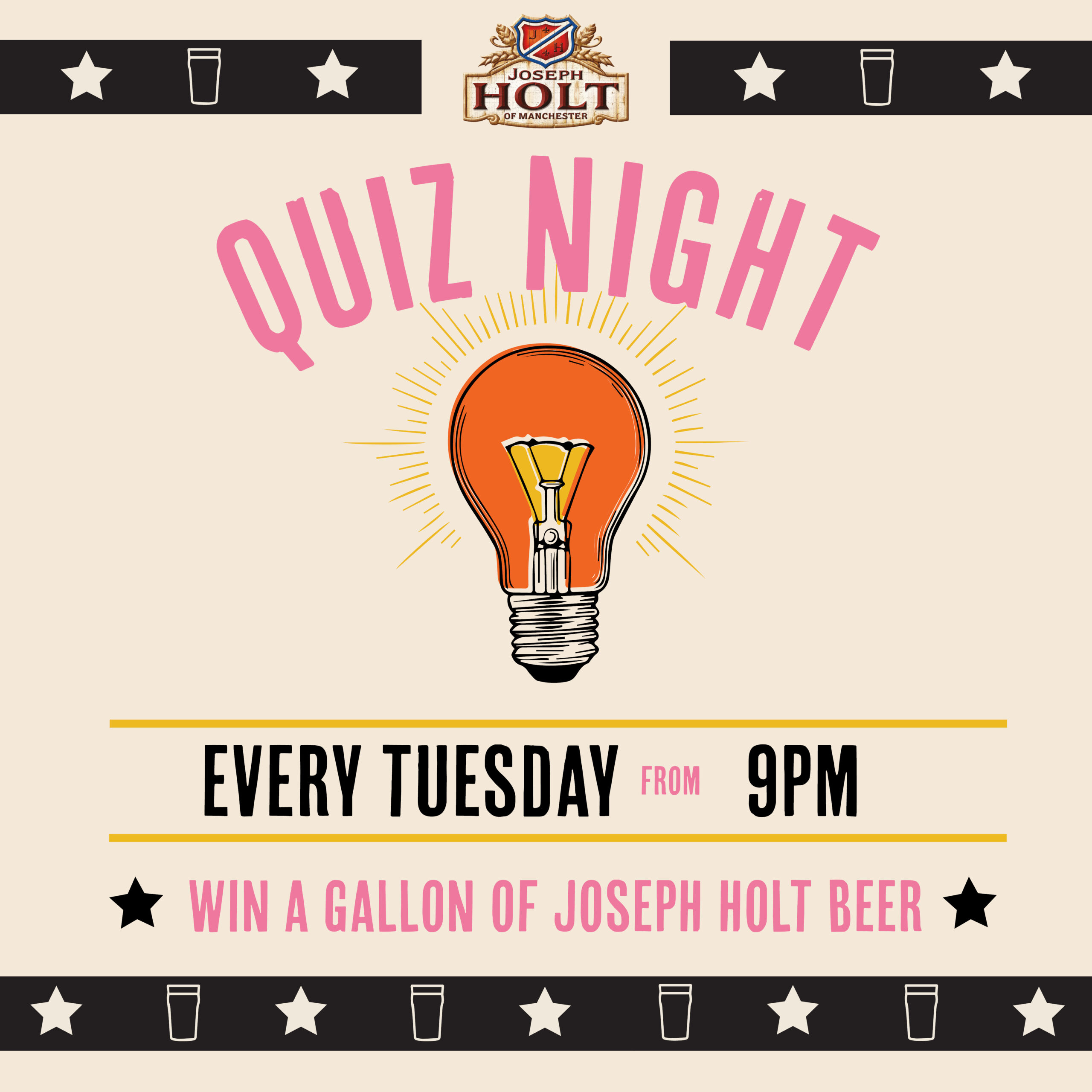 Quiz Night every Tuesday