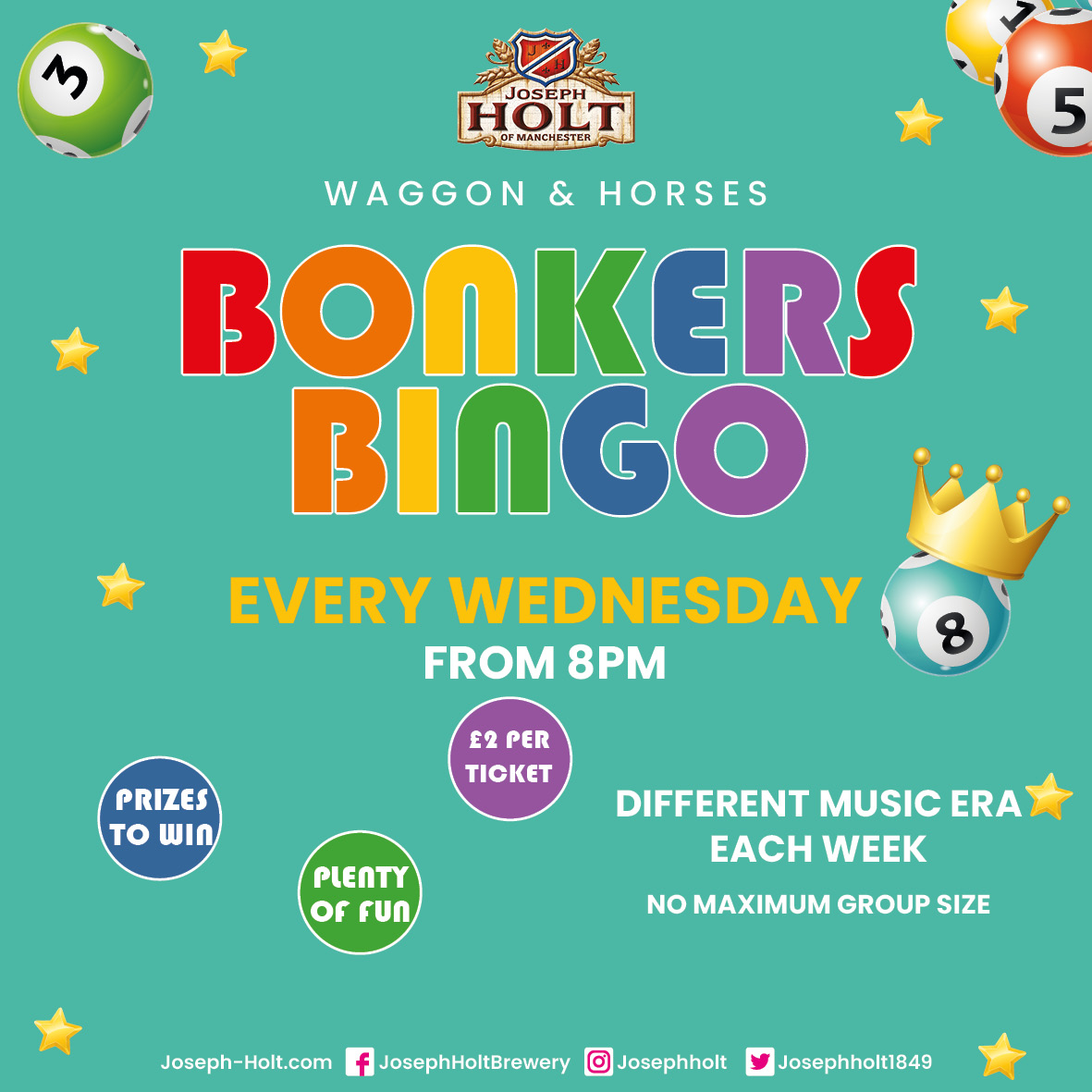 Bonkers Bingo Waggon and Horses