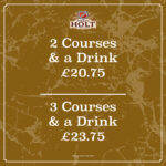 2/3 Course Meal Offer