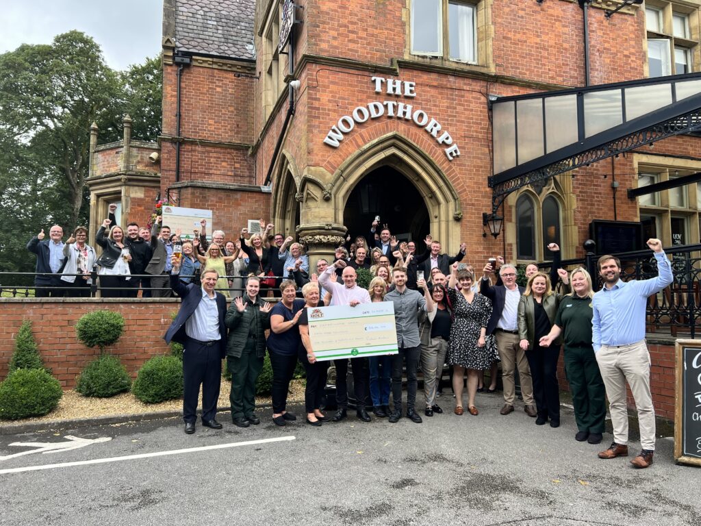 Defibrillator Appeal presented at The Woodthorpe