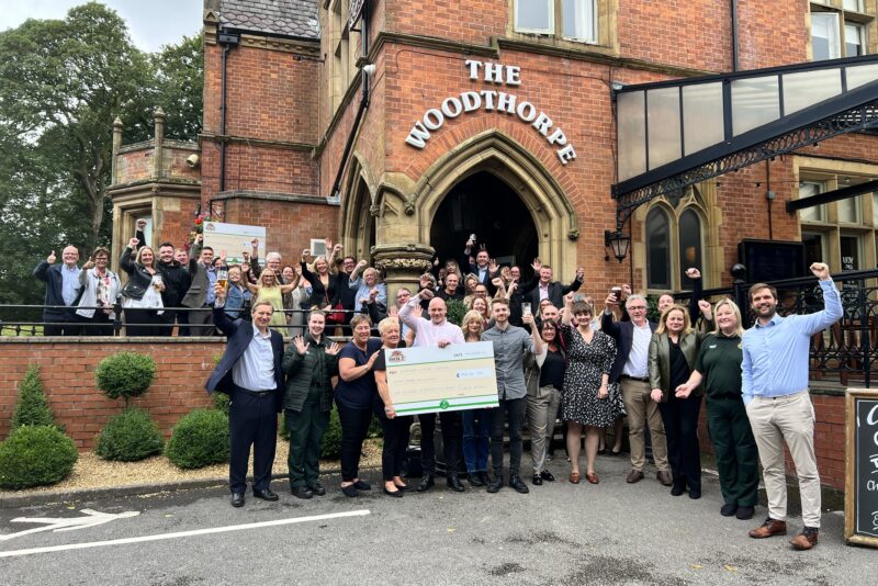 Defibrillator Appeal presented at The Woodthorpe