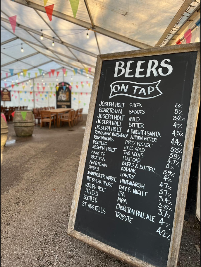 Woodthorpe Beer Festival Beers