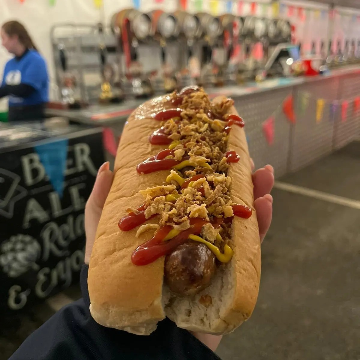 Bratwurst at the beer festival