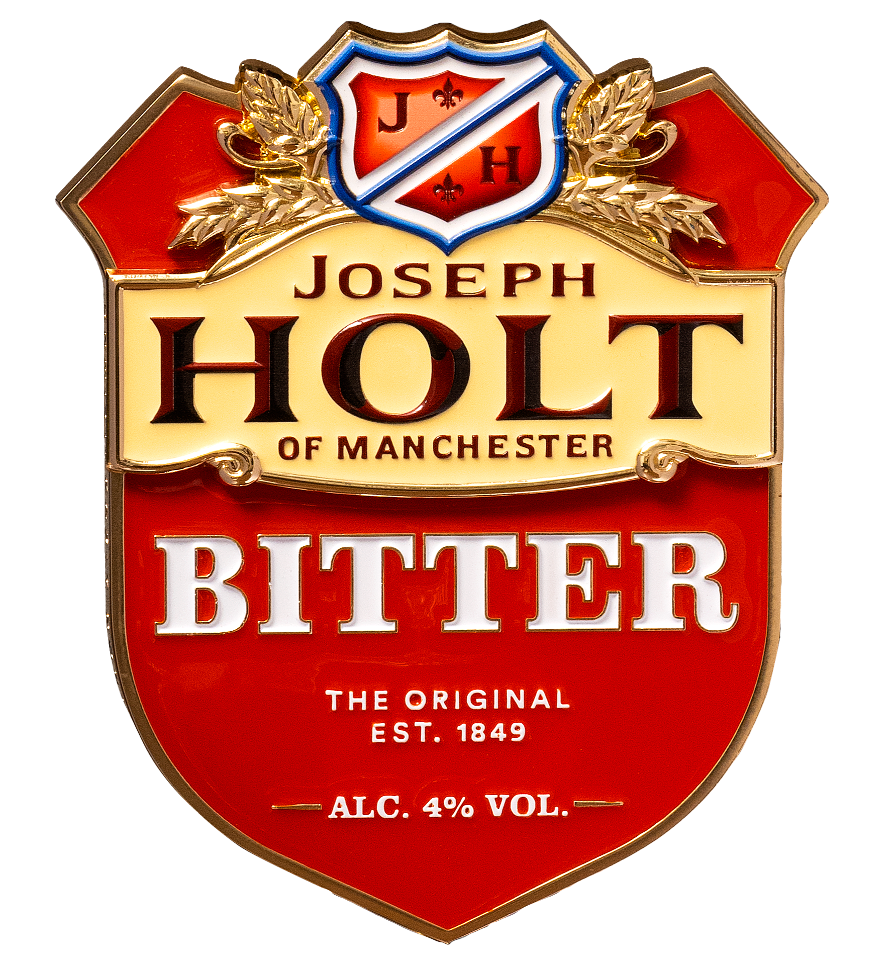 Joseph Holt bitter new badge.